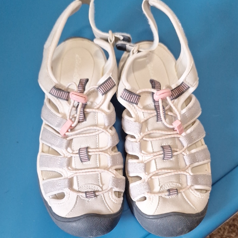 Eddie Bauer Beige/pink/gray Closed-Toe Sandals
